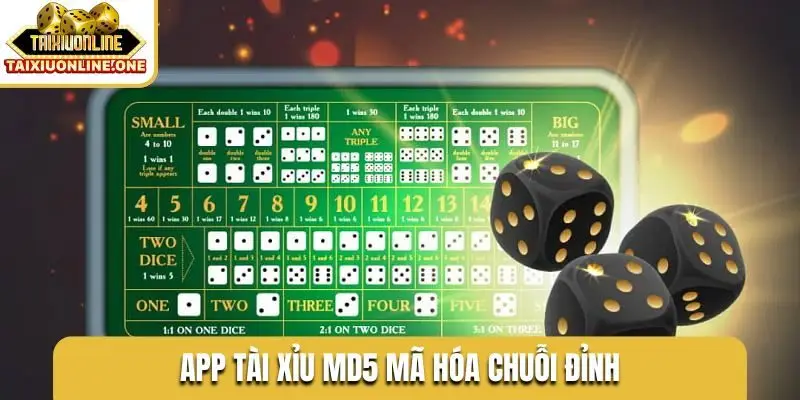 App tài xỉu MD5 mã hóa chuỗi đỉnh