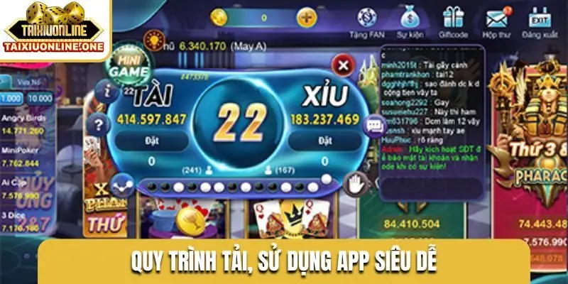 quy trinh tai su dung app sieu de Quy trình tải, sử dụng app siêu dễ